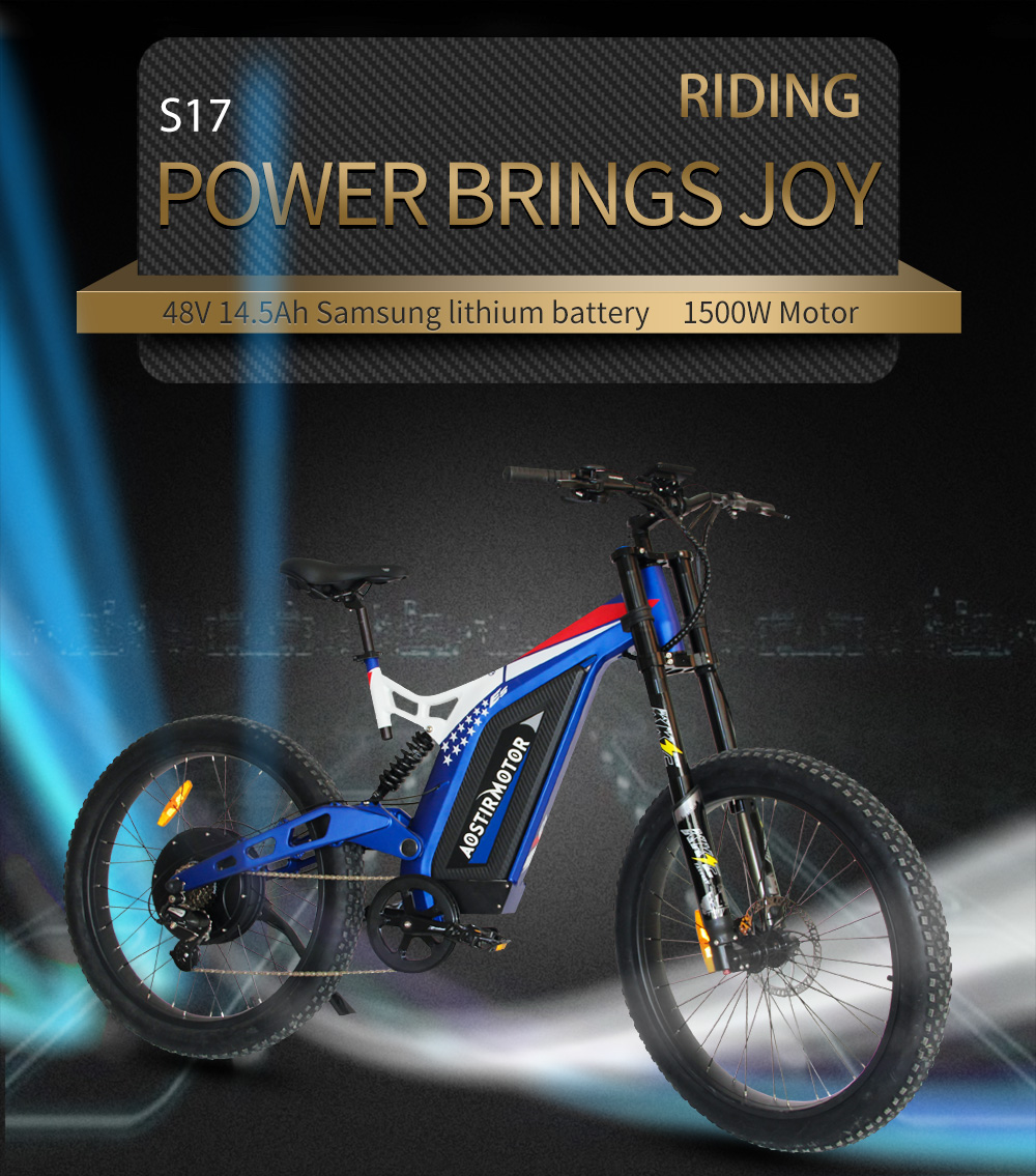 Bicicleta de montaña eléctrica 750w modelo S18 - FujiBike